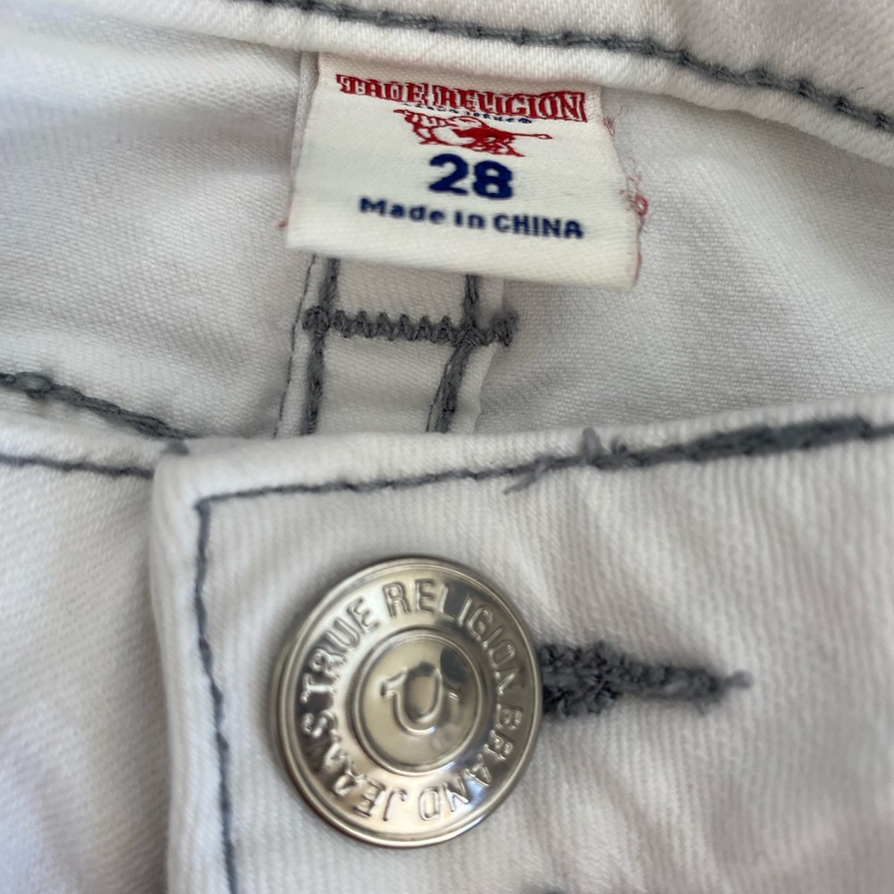 True Religion White Jeans - Picture 3 of 8